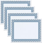 Elite Blue & Blue Parchment Certificate Papers - Pack of 25, Laser & Inkjet Printer Compatible, for Office, Business Awards, Graduation, School Diplomas, 8-1/2" x 11" on 70 lb. Text Stock