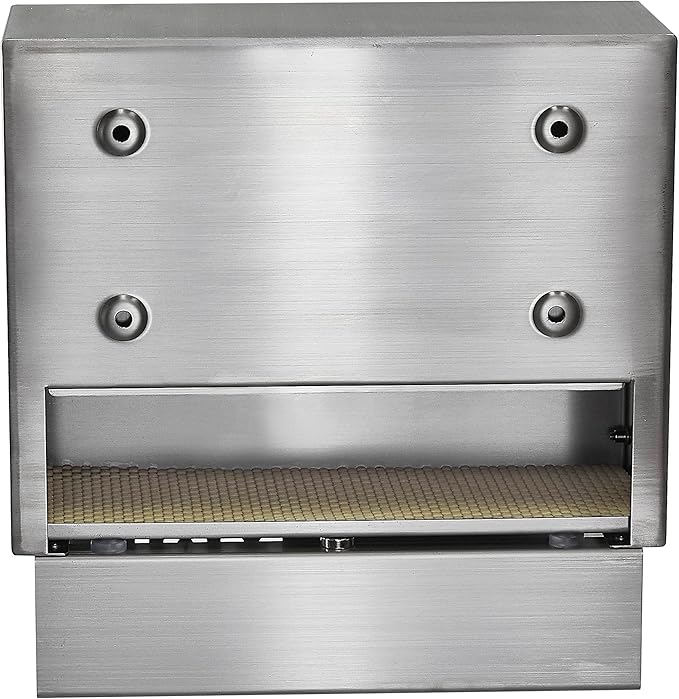 Pochar Stainless Steel Mailbox for Walls, Heavy Duty Wall Mounted Mailbox with Newspaper Holder - 11'' x 4.5'' x 11.50'' Silver Rust Proof Steel Dropbox(Silver)