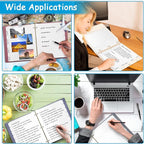 Binder Dividers for 3 Ring Binder, 1/8 Cut Tabs, Letter Size, Blank Write On Page Dividers with 8 Big Tabs for School Office Home, 4 Sets, 32 Dividers, White