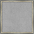 Amanti Art Silver Framed Magnetic Board 18x18 Small Vision Board for use with Magnets, 100% Metal Sheet to Display Items as Office Decor or for Home Organization in mudroom, Kitchen or Kids Room