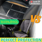 kingphenix Car Seat Cushion with Back Support Pillow: Enhanced Comfort Memory Foam Design for Pain Relief, Ideal for Drivers and Office Use - Ergonomic Lumbar Comfort for Long Sitting - Dark Grey