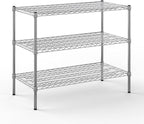 Regal Altair 21" Deep x 42" Wide x 34" Height Wire Shelving Kit | 3-Tier | NSF Commercial Storage Rack Unit