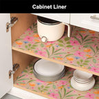 Cooyes Shelf Liner – Premium Non-Adhesive Cabinet & Drawer Liner for Kitchen – Waterproof Shelf Paper with Modern Pattern – Durable EVA Cabinet Mat – Easy to Cut （24" W x 240" L）