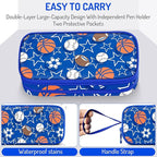 Fitvc Large Pencil Case for Boys,Sports Boys Pencil Pouch for Kids Teens School,Large Capacity Pen Box Marker Organizer for School