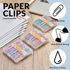 NEEWAY Colorful Large Paper Clips, 2 Inch Jumbo Paper Clips, 150 Count, 3 Pack of 50 (Multicolor)