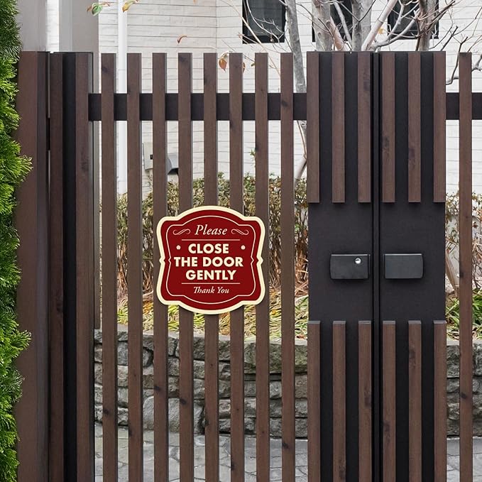 Custom Decorative Outdoor Metal Sign - Personalized Aluminum Driveway Sign, Waterproof, Made in USA - Design 3 Red Brick 8x8 In