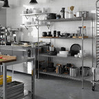 Regal Altair 24" Deep x 54" Wide x 64" Height Wire Shelving Kit | 4-Tier | NSF Commercial Storage Rack Unit
