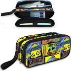 Fitvc Large Pencil Case for Boys,Gamer Boys Pencil Pouch for Kids Teens School,Large Capacity Pen Box Marker Organizer for School