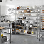 Regal Altair 14" Deep x 72" Wide x 74" Height Wire Shelving Kit | 8-Tier | NSF Commercial Storage Rack Unit