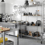 Regal Altair 21" Deep x 42" Wide x 74" Height Wire Shelving Kit | 4-Tier | NSF Commercial Storage Rack Unit