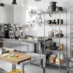 Regal Altair 21" Deep x 24" Wide x 74" Height Wire Shelving Kit | 5-Tier | NSF Commercial Storage Rack Unit