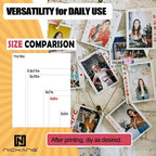 NICKANG 4x6 Photo Paper, Glossy Photo Paper 4x6, Total of 120 Sheets Bulk, 53 LB/200 gsm, Photo Printer Paper, Picture Paper for Inkjet Printer (60 Sheets/Pack x 2 Packs)