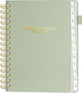 SUNEE 2026 Planner 5.9" x 8.3" – Dated Productivity Planner for Time Management - Daily,Weekly & Monthly Planner to Achieve Goals - Planner 2026 dated from January 2026 – December 2026,Grey Green