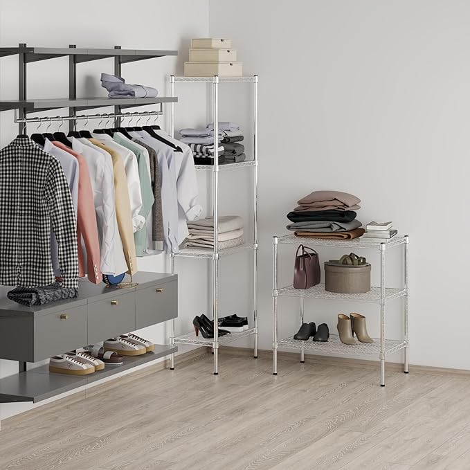 Regal Altair 18" Deep x 30" Wide x 34" Height Wire Shelving Kit | 3-Tier | NSF Commercial Storage Rack Unit