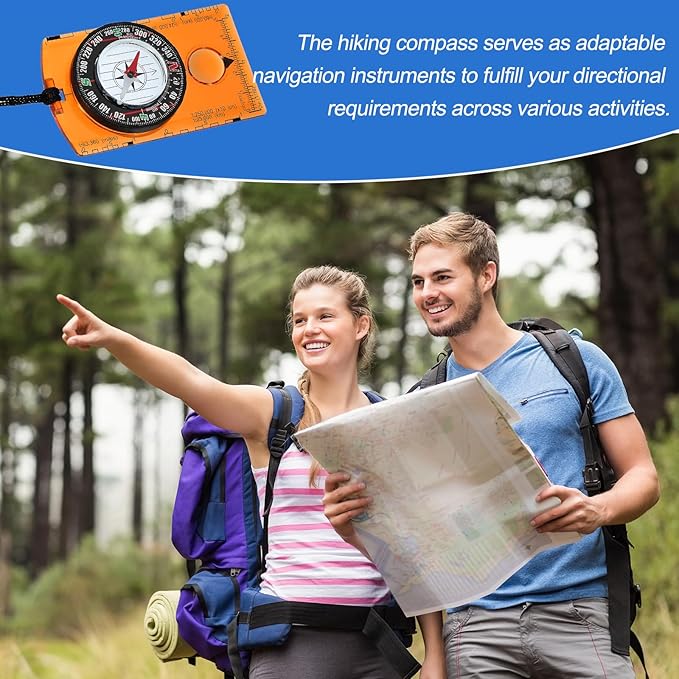 PATIKIL Orienteering Compass, Navigation Backpacking Compasses for Map