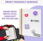 APQ White Rigid Mailers 14 7/8 x 11 7/8 Inches. Pack of 10 Photo Mailer Envelopes. Flat Cardboard Mailers Self-Seal Closure. Sturdy Cardboard Photo Envelope. Recyclable Hard Shipping Envelopes Rigid