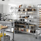Regal Altair 18" Deep x 54" Wide x 74" Height Wire Shelving Kit | 8-Tier | NSF Commercial Storage Rack Unit