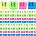 120 Pieces Pencil Sharpeners Bulk Colored Dual Holes Sharpeners Portable Manual Pencil Sharpeners for Kids Students Classroom Supplies, 4 Colors
