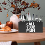 Exqcom Funny Call Your Mom Pen Pencil Holder for Classroom Dorm, Gifts for College Students Boys Girls, Classroom Desk Accessories, Back to School Supplies