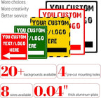 Custom Square Street Arrow Signs - 32 * 32 inches -Optional reflective, Complies with traffic standards, for street diversions and intersections