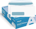 Aimoh #10 Single Left Window Security Tinted Envelopes, Gummed Closure, Size 4-1/8 X 9-1/2 inches, 24 LB - 500 Count (35310)