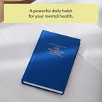 Intelligent Change The Five Minute Journal, Original Daily Gratitude 2025, Reflection & Manifestation for Mindfulness, Undated Daily with Gold Foiling, Plastic-Free, Blue