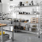 Regal Altair 18" Deep x 60" Wide x 74" Height Wire Shelving Kit | 4-Tier | NSF Commercial Storage Rack Unit