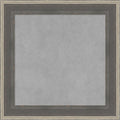 Amanti Art Grey Framed Magnetic Board 21x21 Small Vision Board for use with Magnets, 100% Metal Sheet to Display Items as Office Decor or for Home Organization in mudroom, Kitchen or Kids Room