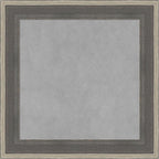 Amanti Art Grey Framed Magnetic Board 21x21 Small Vision Board for use with Magnets, 100% Metal Sheet to Display Items as Office Decor or for Home Organization in mudroom, Kitchen or Kids Room