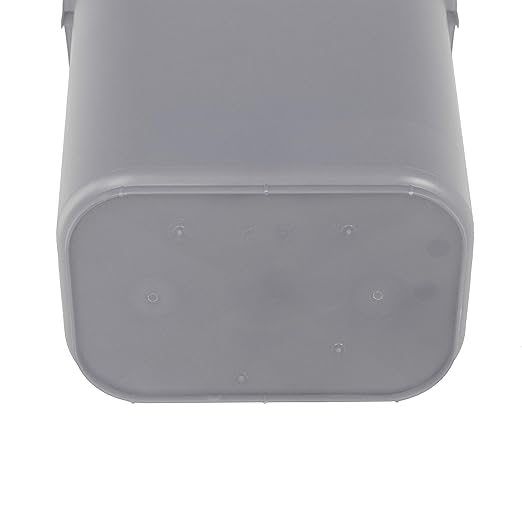 Amazon Basics Rectangular Commercial Office Wastebasket, 10 gallon (Pack of 2), Grey