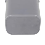 Amazon Basics Rectangular Commercial Office Wastebasket, 10 gallon (Pack of 2), Grey