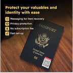 Lost Item QR Code Stickers | Customizable QR Code Labels for Storage, Moving, Recovery
