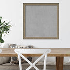 Amanti Art Silver Framed Magnetic Board 22x22 Medium Vision Board for use with Magnets, 100% Metal Sheet to Display Items as Office Decor or for Home Organization in mudroom, Kitchen or Kids Room