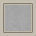 Amanti Art Silver Framed Magnetic Board 16x16 X-Small Vision Board for use with Magnets, 100% Metal Sheet to Display Items as Office Decor or for Home Organization in mudroom, Kitchen or Kids Room