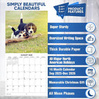2026 Beagles Monthly Wall Calendar | Cute Dog Calendar September 2025 - December 2026