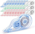 JEFURE 30 Pcs Colorful Core Correction Tape, 39.37 Ft White Wrong Out Tear-Resistant Bulk, Instant Corrections Easy to Use Applicator for School, Office, Note Taking, Journal (Tape Width 0.2 in)