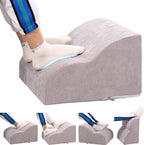 OpyTikar Foot Rest for Under Desk at Work.Multifunctional 3-Tier Foot Stool,with Washable Footrest.for Under Desk,Office Chair Gaming Chair & Sofa,Leg Elevation Pillow,Supports Posture-Light Grey