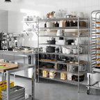 Regal Altair 24" Deep x 54" Wide x 74" Height Wire Shelving Kit | 8-Tier | NSF Commercial Storage Rack Unit