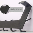WEBI Over The Door Hooks for Hanging,Over The Door Towel Rack,Over Door Coat Hanger Over Door Coat Rack for Hanging Towels,Hats,Clothes,Behind Back of Bathroom,Bronze