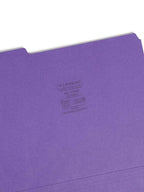 Smead Standard File Folders, 100 Count, Assorted Jewel Tone Colors, 1/3-Cut Tabs, Letter Size (11948)