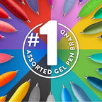 Paper Mate InkJoy Gel Pens Ultimate Pack,Retractable,Featuring Classic, Bright!, and Metallic Inks, Assorted, 30 Count - Perfect for Writing, Doodling, Bullet Journaling, Glitter, Sparkle, Writing Fun