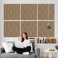 Reverbeon 6 PCS Acoustic Panels, 23.6x23.6 Inch Sound Absorbing Panels, Decorative Acoustic Wall Panels for Recording and Home Studio, Office with Double-Sided Adhesive Tape