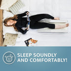 Kӧlbs Single Or Double Leg Elevation Pillow | Post Surgery Leg Pillow | Stylish Chic Jacquard Cover | Ankle Knee and Leg Support Pillow for Injury After Surgery (Adjustable)