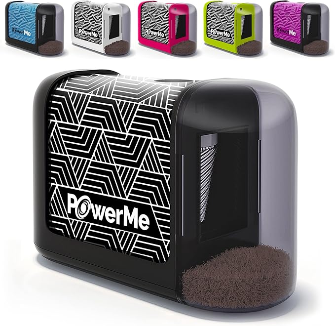 Battery-Operated Electric Pencil Sharpener for Kids, School, Home, Office - for No. 2 Pencils and Colored Pencils