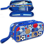Fitvc Large Pencil Case for Boys,Sports Boys Pencil Pouch for Kids Teens School,Large Capacity Pen Box Marker Organizer for School