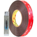 CANOPUS Double Sided Tape, 5952 Heavy Duty Mounting Tape, Strong Bond & Weatherproof Seal Strip for Automotive Mounting, Picture and Photo Frame, Poster, Craft, 0.75 in x 45 ft, Black, Made in USA