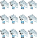 Drymate Premium Luxury Shelf & Drawer Liner, Thick Cushioned Fabric, Non-Adhesive, Absorbent, Waterproof, Slip-Resistant, Liners for Kitchen Cabinets (USA Made)(12”x59”)(24-Pack)(Light Blue)