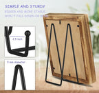 Decolore 3 Pack 12 Inch Black Picture Stands Plate Stands for Display Large Book Stands Table Top Easels for Picture, Decorative Plate, Book, Frame, Plaque