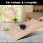 Cooyes Shelf Liner – Premium Non-Adhesive Cabinet & Drawer Liner for Kitchen – Waterproof Shelf Paper with Modern Pattern – Durable EVA Cabinet Mat – Easy to Cut （24" W x 360" L）