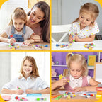 LiYiQ 100 PCS Multicolor Pen in One Fun 4-in-1 Cute Pens Bulk Kawaii Cool Ballpoint Pens for Kids Fun Gifts